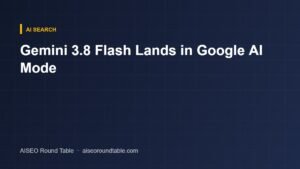 Gemini 3.8 Flash Lands in Google AI Mode